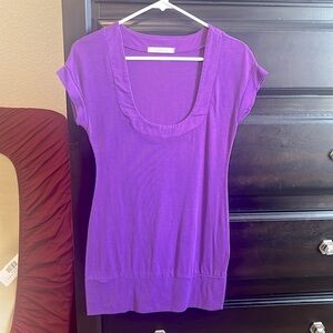 Purple Charlotte Russe medium mini dress or long shirt